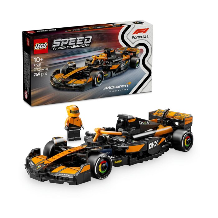 LEGO® Speed Champions: Αγωνιστικό Αυτοκίνητο Mclaren F1® Team Mcl38 (77251)