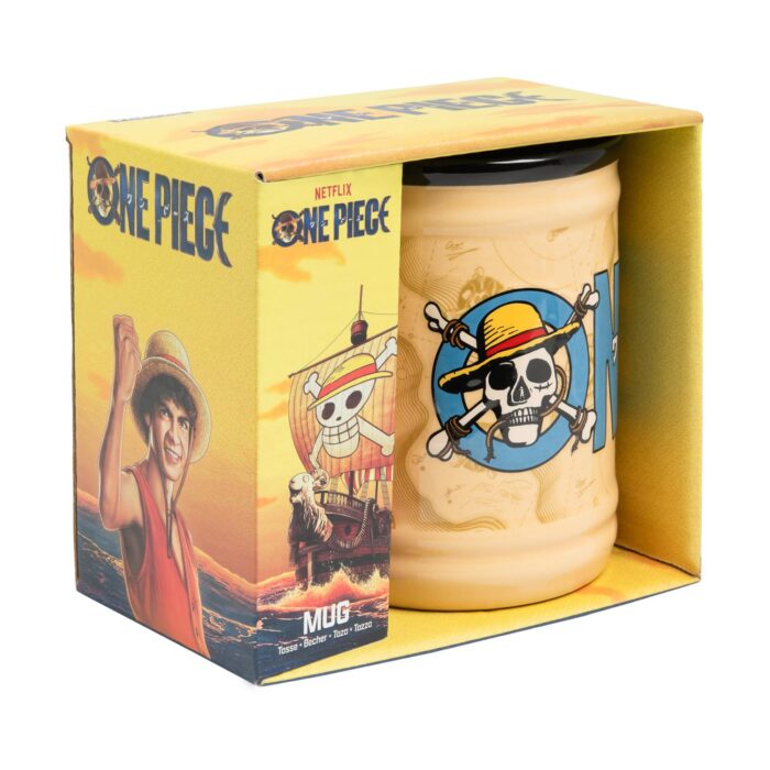 ΚΕΡΑΜΙΚΗ ΚΟΥΠΑ  ¨ONE PIECE - Jolly Roger Shaped Mug ¨ 350ml. - Image 2