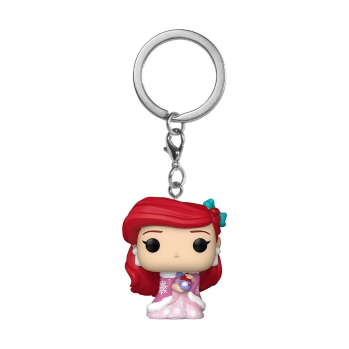 FUNKO POCKET POP! : Disney: Princess Holiday - Ariel Vinyl Figure Keychain - Image 3