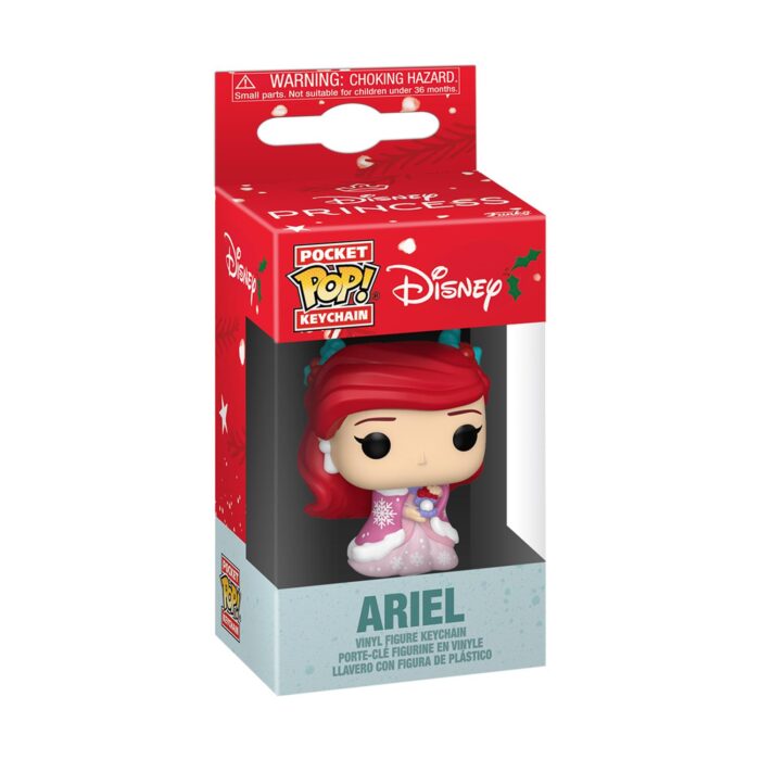 FUNKO POCKET POP! : Disney: Princess Holiday - Ariel Vinyl Figure Keychain