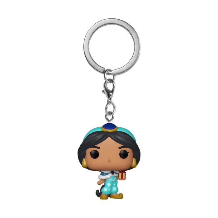 FUNKO POCKET POP! : Princess Holiday - Jasmine Vinyl Figure Keychain - Image 3