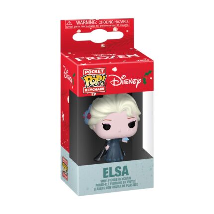 FUNKO POCKET POP! : Disney: Princess Holiday - Elsa Vinyl Figure Keychain