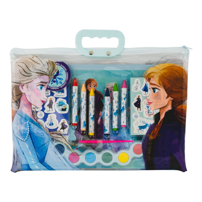 ΣΕΤ ΖΩΓΡΑΦΙΚΗΣ ΣΕ ΔΙΑΦΑΝΗ ΤΣΑΝΤΑ “Frozen”