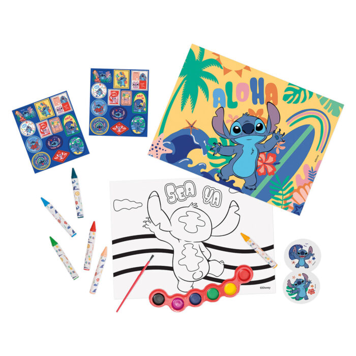 ΣΕΤ ΖΩΓΡΑΦΙΚΗΣ ΣΕ ΔΙΑΦΑΝΗ ΤΣΑΝΤΑ “Disney Stitch” - Image 6