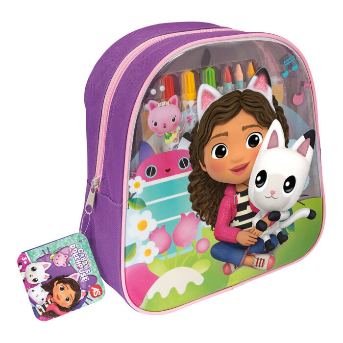 ΣΕΤ ΖΩΓΡΑΦΙΚΗΣ KAI BACKPACK “Gabby's Dollhouse” - Image 3