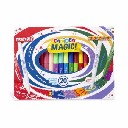 CARIOCA :ΜΑΡΚΑΔΟΡΟΙ "MAGIC COLOR CHANGE", ΣΕΤ 20 ΤΕΜΑΧΊΩΝ.