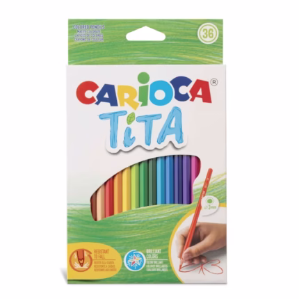 CARIOCA: ΟΙΚΟΛΟΓΙΚΕΣ ΞΥΛΟΜΠΟΓΙΕΣ “TITA” ΣΕΤ 36 ΧΡΩΜΑΤΩΝ