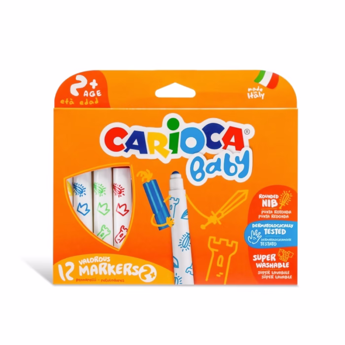 CARIOCA: ΜΑΡΚΑΔΟΡΟΙ “BABY” ΣΕΤ 12 ΧΡΩΜΑΤΩΝ