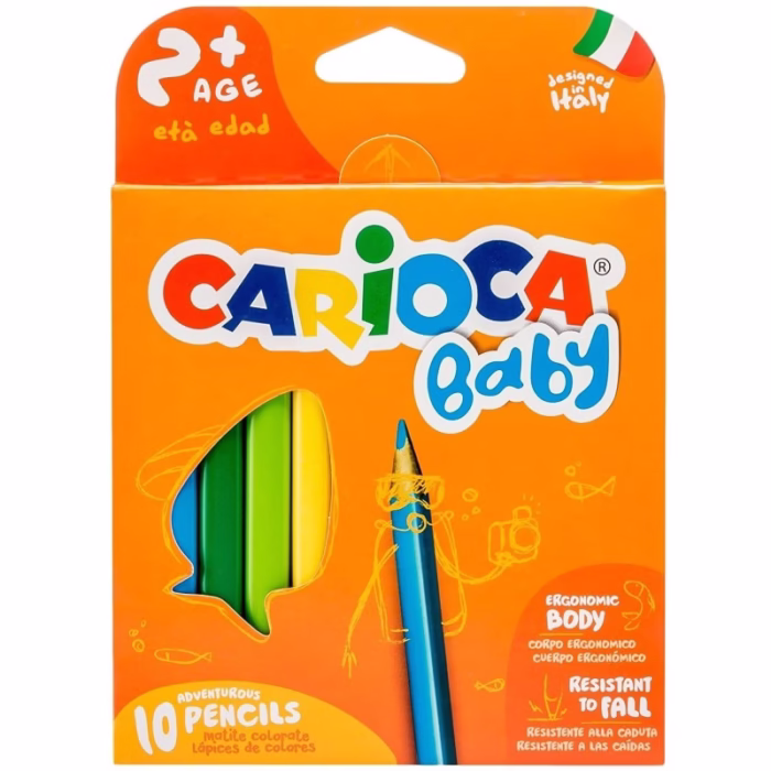 CARIOCA: ΞΥΛΟΜΠΟΓΙΕΣ “BABY” ΣΕΤ 10 ΧΡΩΜΑΤΩΝ