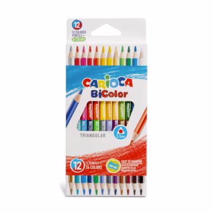CARIOCA: ΞΥΛΟΜΠΟΓΙΕΣ “BICOLOR” ΣΕΤ 12 ΧΡΩΜΑΤΩΝ