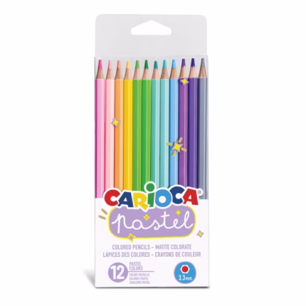 CARIOCA: ΞΥΛΟΜΠΟΓΙΕΣ “PASTEL” ΣΕΤ 12 ΧΡΩΜΑΤΩΝ