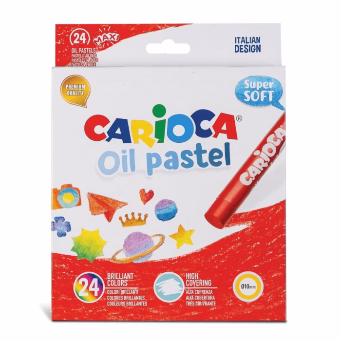 CARIOCA: ΛΑΔΟΠΑΣΤΕΛ «OILPASTELS» ΣΕ 24 ΧΡΩΜΑΤΑ