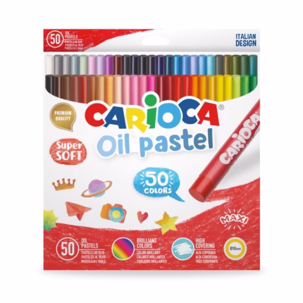 CARIOCA: ΛΑΔΟΠΑΣΤΕΛ «OILPASTELS» ΣΕ 50 ΧΡΩΜΑΤΑ