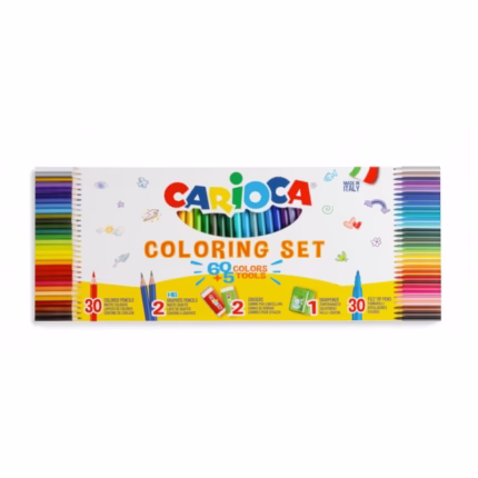 CARIOCA: ΣΕΤ ΖΩΓΡΑΦΙΚΗΣ “TRAVEL KIT” ΜΕ 60 ΧΡΩΜΑΤΑ