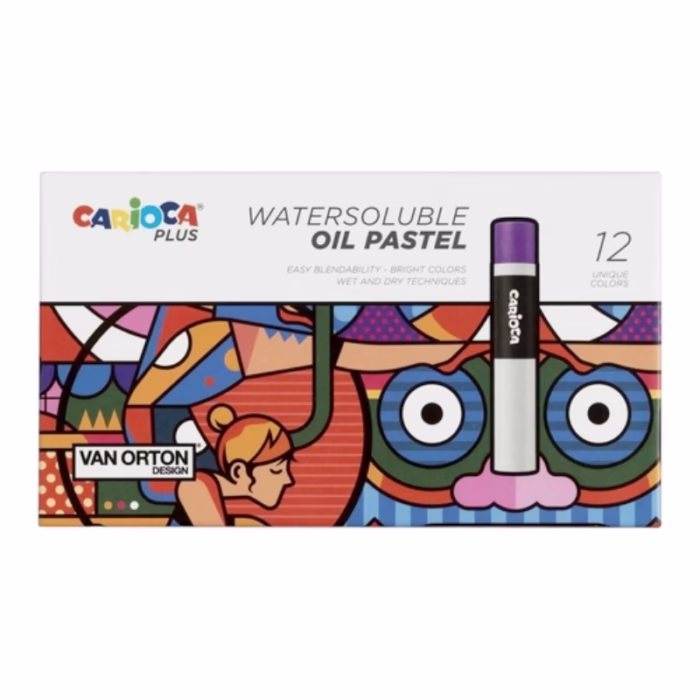 CARIOCA: ΛΑΔΟΠΑΣΤΕΛ «PLUS WATERSOLUBLE» ΣΕ 12 ΧΡΩΜΑΤΑ