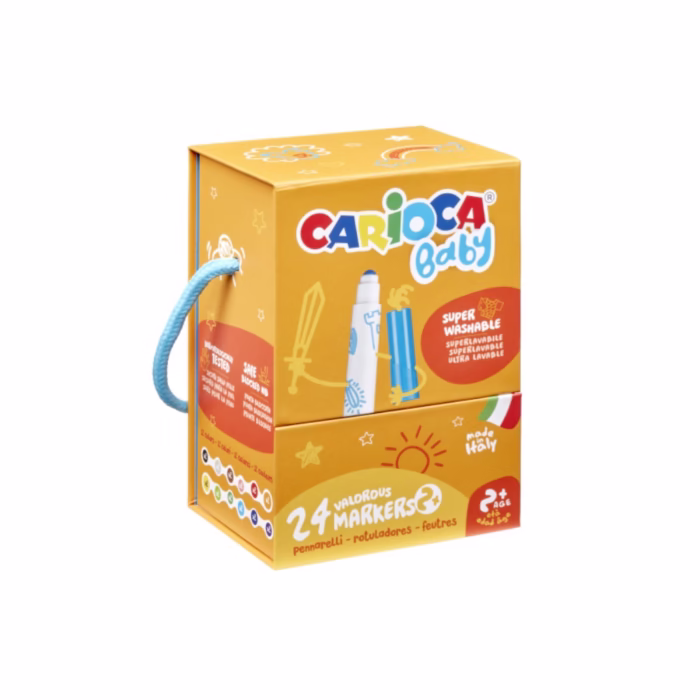 CARIOCA: ΜΑΡΚΑΔΟΡΟΙ “BABY” ΣΕΤ 24 ΧΡΩΜΑΤΩΝ