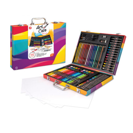 DELUXE ΚΑΣΕΤΙΝΑ ΖΩΓΡΑΦΙΚΗΣ “RAINBOW” ΜΕ 100 ΑΞΕΣΟΥΑΡ