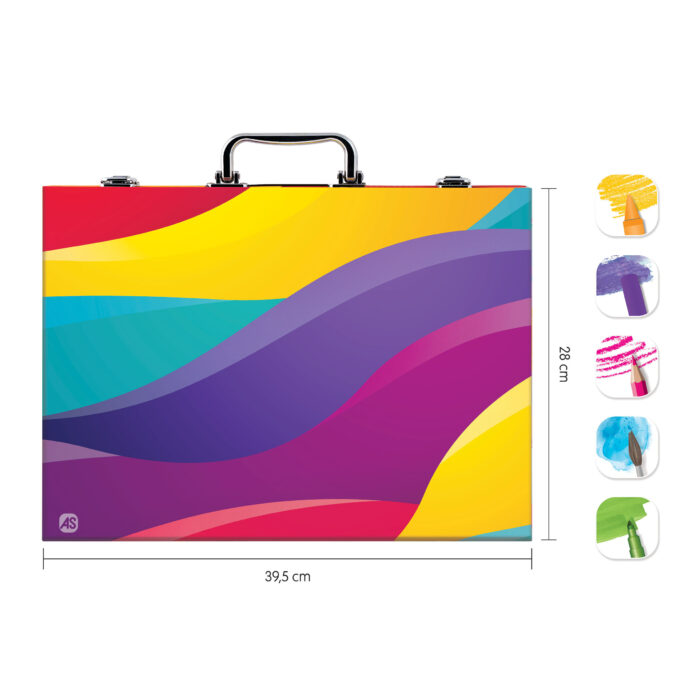 DELUXE ΚΑΣΕΤΙΝΑ ΖΩΓΡΑΦΙΚΗΣ “RAINBOW” ΜΕ 100 ΑΞΕΣΟΥΑΡ - Image 5