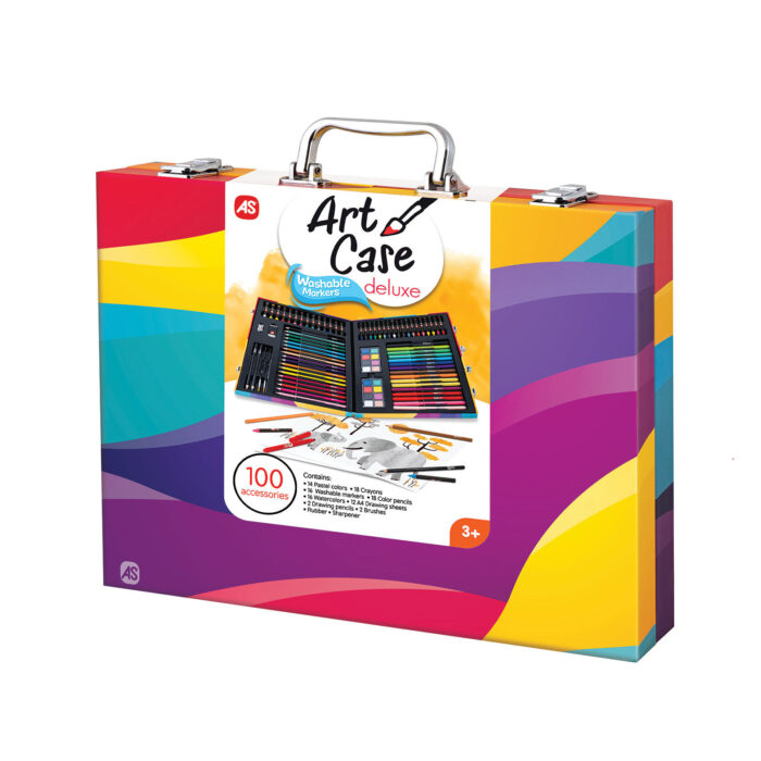 DELUXE ΚΑΣΕΤΙΝΑ ΖΩΓΡΑΦΙΚΗΣ “RAINBOW” ΜΕ 100 ΑΞΕΣΟΥΑΡ - Image 3