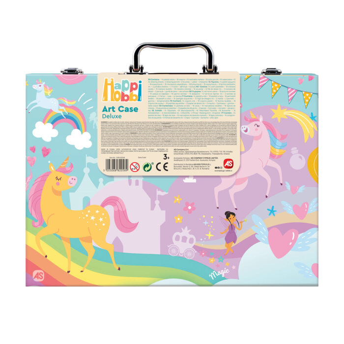 DELUXE ΚΑΣΕΤΙΝΑ ΖΩΓΡΑΦΙΚΗΣ “UNICORN” ΜΕ 100 ΑΞΕΣΟΥΑΡ - Image 3
