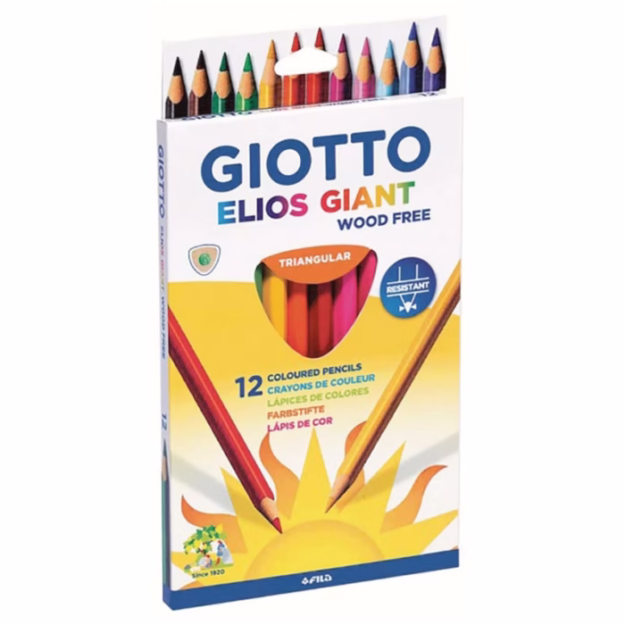 GIOTTO: ΞΥΛΟΜΠΟΓΙΕΣ “ELIOS GIANT” ΣΕΤ 12 ΧΡΩΜΑΤΩΝ
