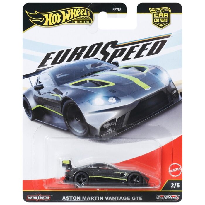 Mattel Hot Wheels Premium Car Culture: Euro Speed - Aston Martin Vantage GTE Vehicle (JBK76)