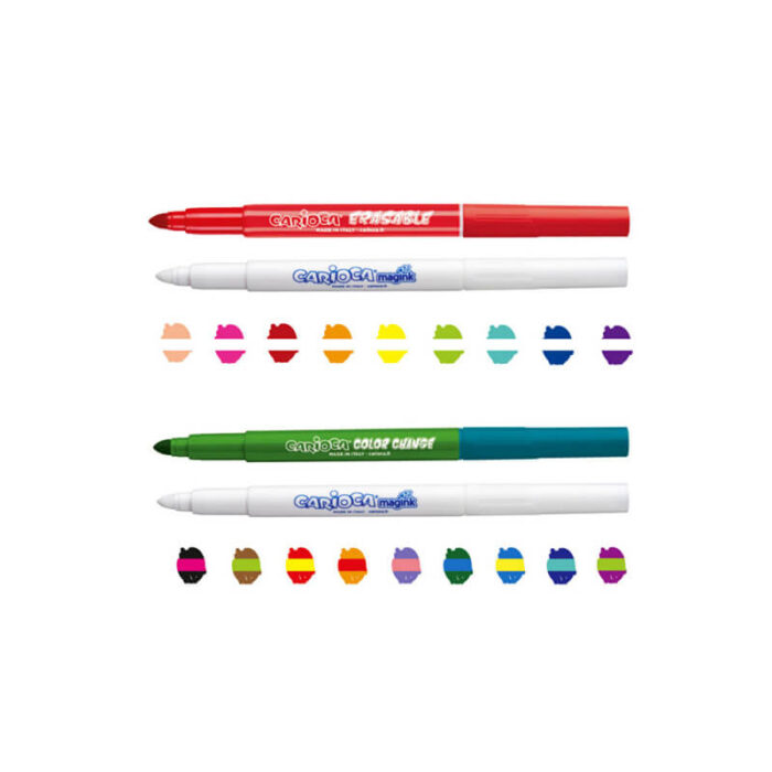 CARIOCA :ΜΑΡΚΑΔΟΡΟΙ "MAGIC COLOR CHANGE", ΣΕΤ 20 ΤΕΜΑΧΊΩΝ. - Image 2