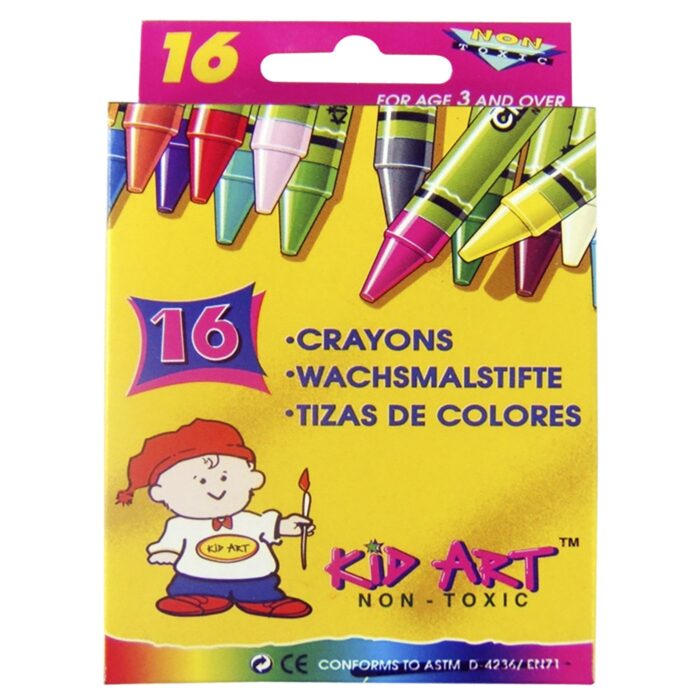ΚΗΡΟΜΠΟΓΙΕΣ "KID ART" ΣΕΤ 16 ΧΡΩΜΑΤΩΝ