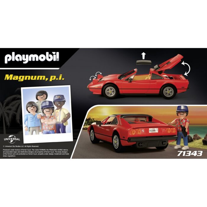PLAYMOBIL - Magnum P.I. Ferrari 308GT - Image 4