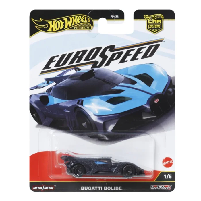 Mattel Hot Wheels Premium Car Culture: Euro Speed - Bugatti Bolide Vehicle (JBK79)
