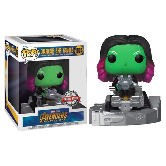 FUNKO POP! Marvel Deluxe: Avengers Infinity War - Guardians' Ship: Gamora (Special Edition) #1024 Bobble-Head Vinyl Figure  (Αντιγραφή)