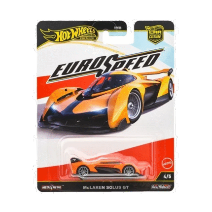 Mattel Hot Wheels Premium Car Culture: Euro Speed - McLaren Solus GT Vehicle (JBK78)