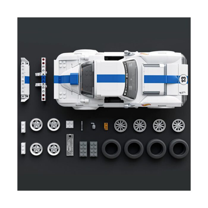 Mattel Hot Wheels: Elite Series Brick Shop - Corvette Grand Sport Vehicle (JGR31) - Image 4