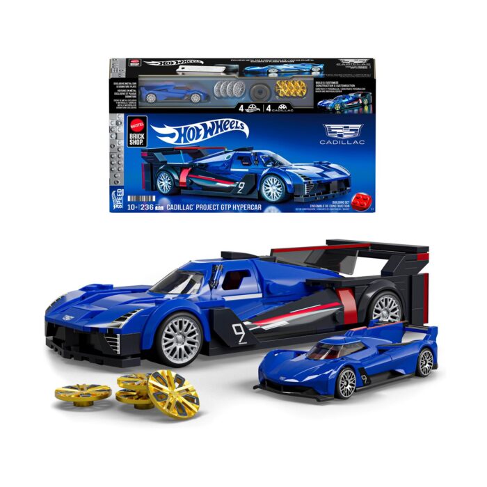 Mattel Hot Wheels: Speed Series Brick Shop - Cadillac Project GTP Hypercar Vehicle (JFR89)