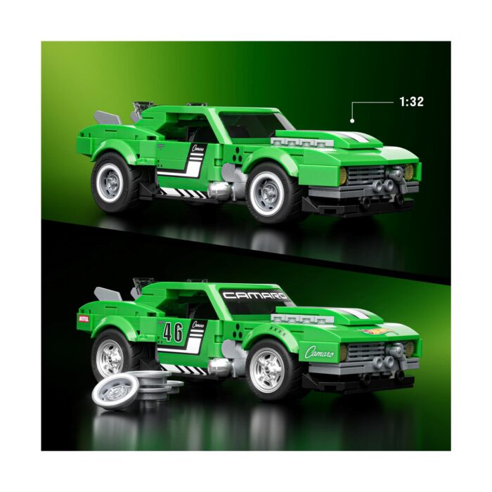 Mattel Hot Wheels: Speed Series Brick Shop - Camaro by Chevrolet Custom '68 Camaro Vehicle (JFT16) - Image 6