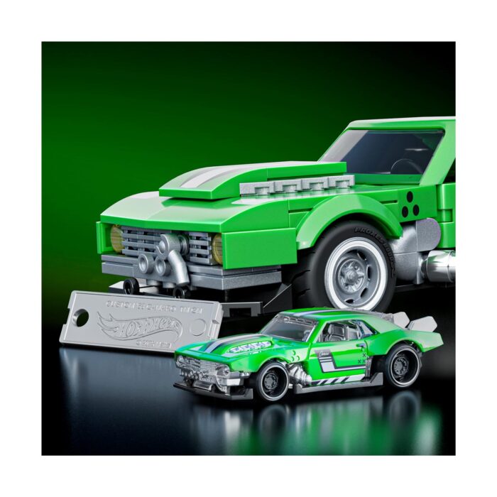 Mattel Hot Wheels: Speed Series Brick Shop - Camaro by Chevrolet Custom '68 Camaro Vehicle (JFT16) - Image 4