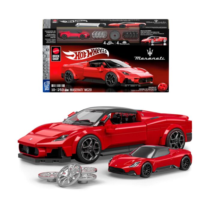 Mattel Hot Wheels: Speed Series Brick Shop - Maserati MC20 Vehicle (JFR90)