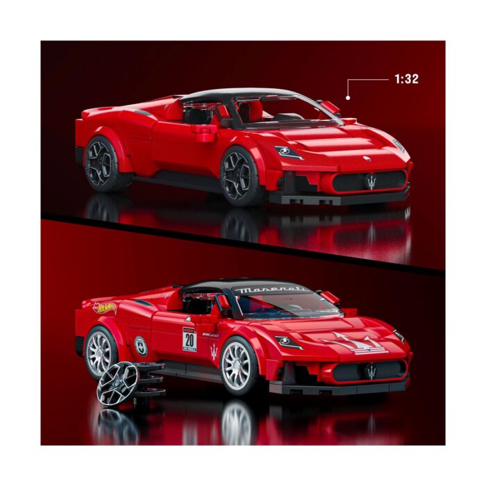 Mattel Hot Wheels: Speed Series Brick Shop - Maserati MC20 Vehicle (JFR90) - Image 5