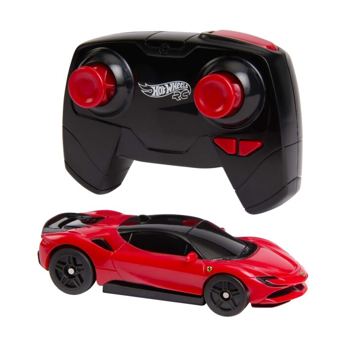 Mattel Hot Wheels Rc 1:64 Scale Ferrari Sf90 Stradale Assetto Fiorano Vehicle (JGD09) - Image 3