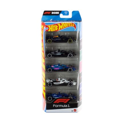 Mattel Hot Wheels: Hot Wheels 5 - Formula 1 2025 (F1) Vehicles Set