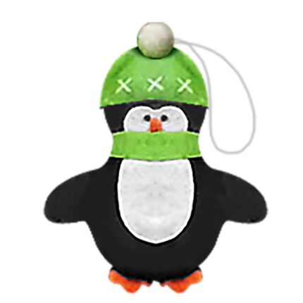 ΚΡΕΜΑΣΤΟ ΞΥΛΙΝΟ ΣΤΟΛΙΔΙ «ΠΙΓΚΟΥΙΝΟΣ ΜΕ ΚΑΣΚΟΛ» 10 εκ.