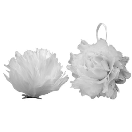 ΧΡΙΣΤΟΥΓΕΝΝΙΑΤΙΚΗ ΜΠΑΛΑ "ΛΕΥΚΗ ΜΕ ΦΤΕΡΑ" . ΔΙΑΜΕΤΡΟΣ 10 εκ.