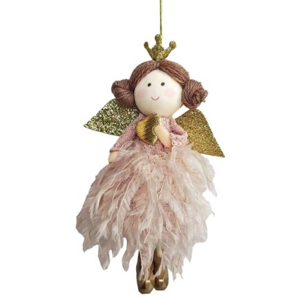 ΚΡΕΜΑΣΤΟ ΣΤΟΛΙΔΙ “ΑΓΓΕΛΑΚΙ”ΜΕ ΦΤΕΡΑ & ΠΟΥΠΟΥΛΑ 12 εκ