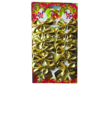 ΔΙΑΚΟΣΜΗΤΙΚΟΙ ΓΥΑΛΙΣΤΕΡΟΙ ΧΡΥΣΟΙ ΦΙΟΓΚΟΙ ΣΕ ΣΥΣΚΕΥΑΣΙΑ 12 ΤΕΜΑΧΙΩΝ. 5,5 εκ.