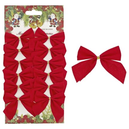 ΚΟΚΚΙΝΟΙ ΓΥΑΛΙΣΤΕΡΟΙ ΦΙΟΓΚΟΙ ΣΕ ΣΥΣΚΕΥΑΣΙΑ12 ΤΕΜΑΧΙΩΝ. 5,5 εκ.