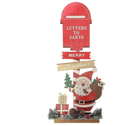 ΞΥΛΙΝΟ ΔΙΑΚΟΣΜΗΤΙΚΟ “LETTERS TO SANTA “