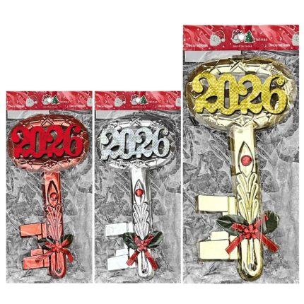 ΔΙΑΚΟΣΜΗΤΙΚΟ ΚΛΕΙΔΙ ΜΕ ΧΡΟΝΟΛΟΓΙΑ 23,5cm