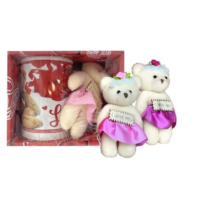 ΚΟΥΠΑ ME ΑΡΚΟΥΔΑΚΙ 330ml “I LOVE YOU”