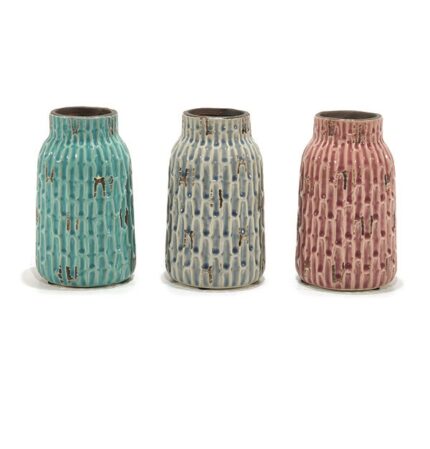 ΚΕΡΑΜΙΚΟ ΒΑΖΟ ΣΕ ΔΙΑΦΟΡΑ ΧΡΩΜΑΤΑ 18 εκ.