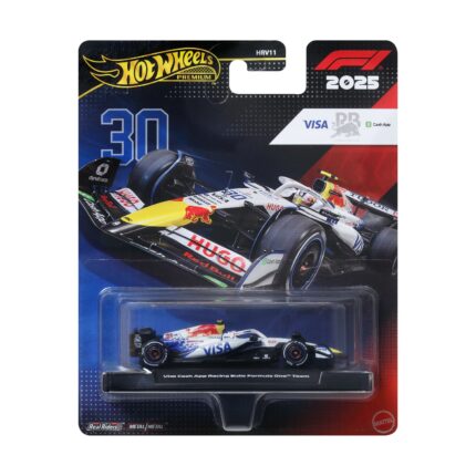 Mattel Hot Wheels Premium: F1 Team - Visa Cash App Racing Bulls Vehicle (JKD79)
